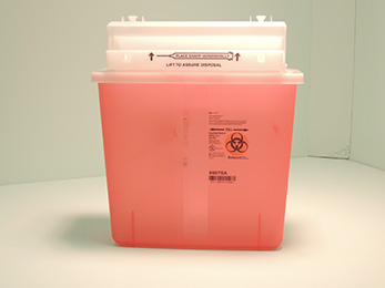 5 Quart (Red) Sharps Container