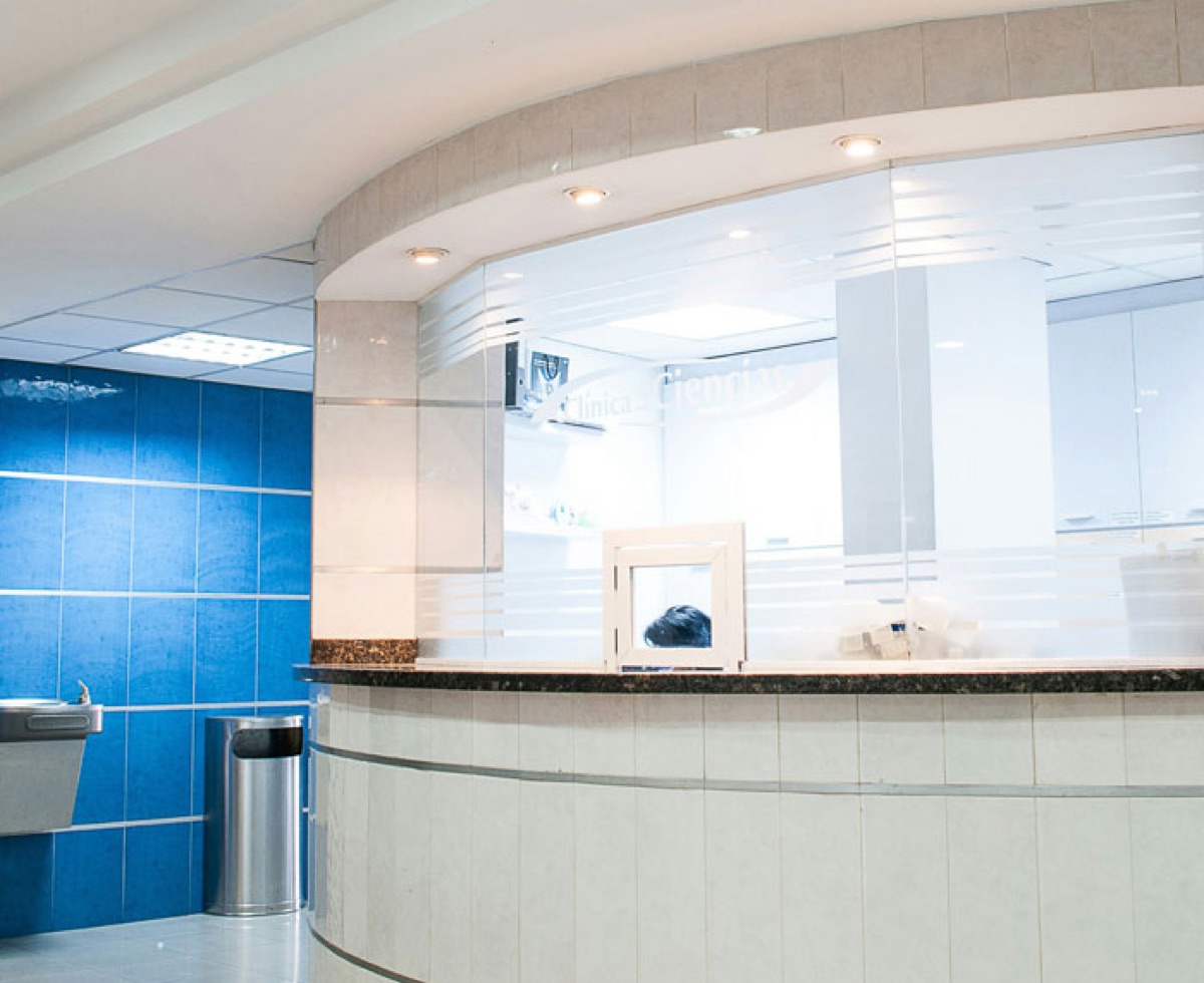clinic reception area